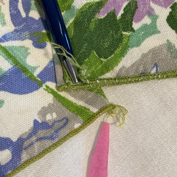 Set of four guests towels spring floral retro vintage - Picture 6 of 14